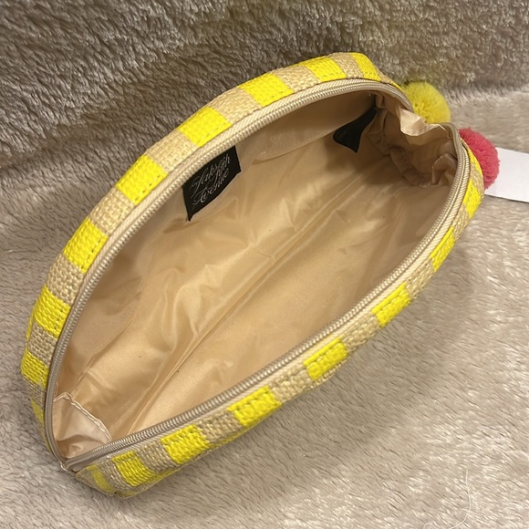 SAKS FIFTH AVENUE Striped Raffia Pouch - Picture 6 of 9